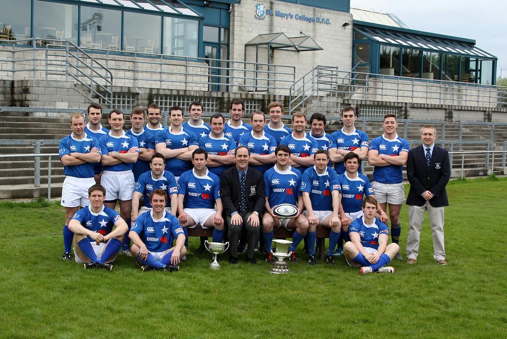 St. Mary's College RFC J2 XV 2013/14, Metro League Division 3 and Albert O'Connell Cup Double winners