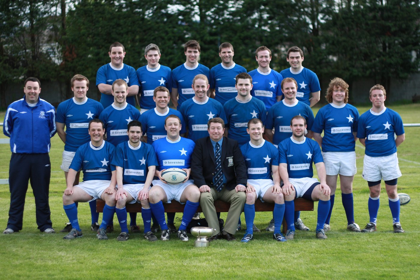 St. Mary's College RFC J4 XV with the Winters Cup, 2009